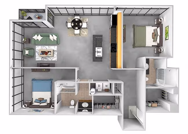 B2 (Tower) 07-1507 floor plan